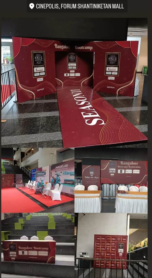 MJ Events #1 - Stage Setup and Lighting Production Bengaluru