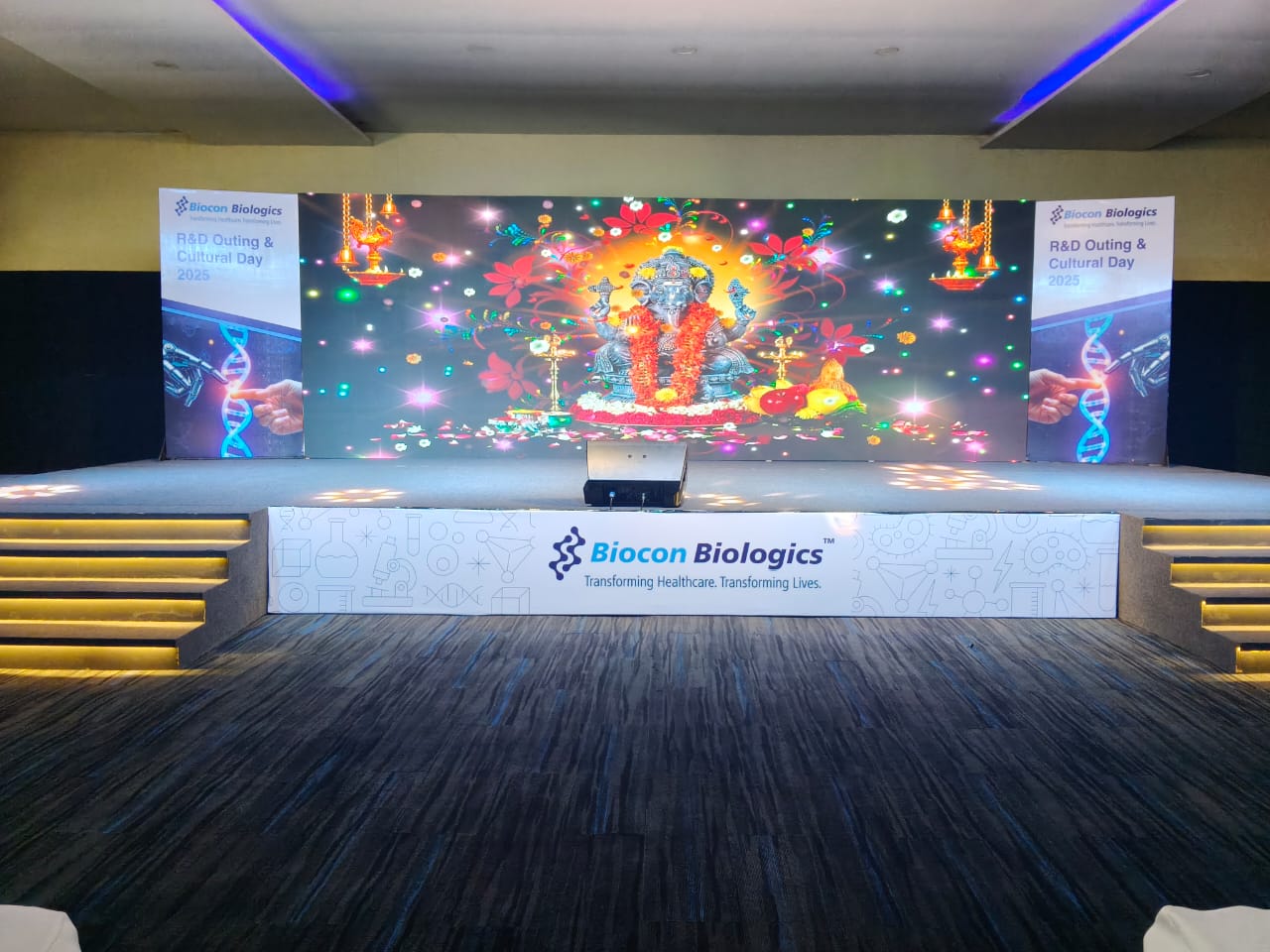 Radio City Main Corporate LED Backdrop Stage
